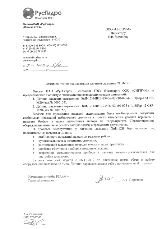 Камская ГЭС Русгидро